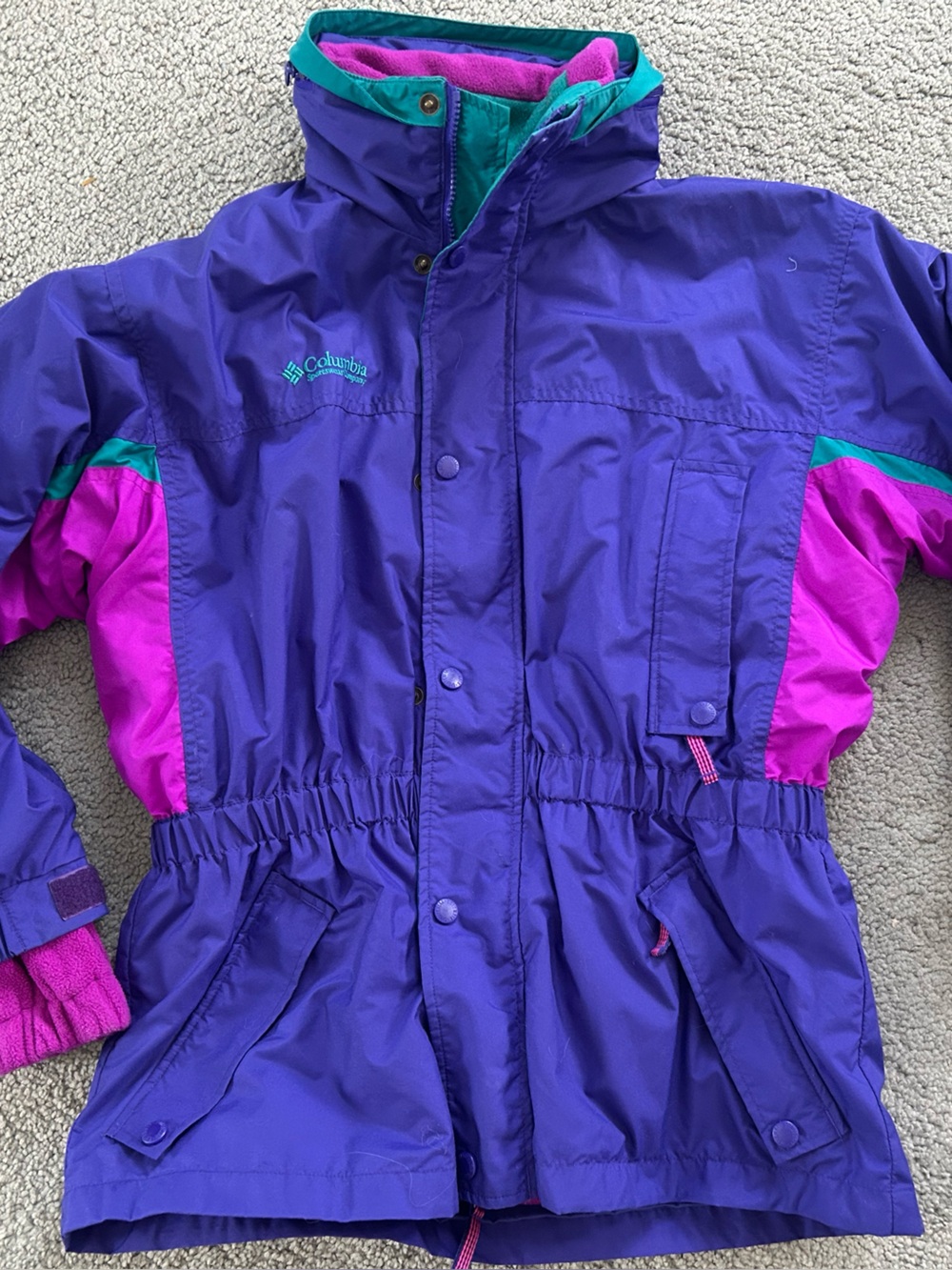 Vintage late 80-90s Columbia jackets youth 14/16